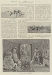 A través del gran desierto de Gobi