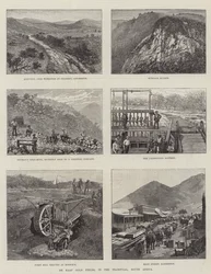 Campos de oro de De Kaap, en el Transvaal, Sudáfrica