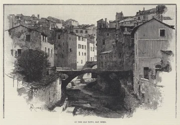 En el casco antiguo, San Remo