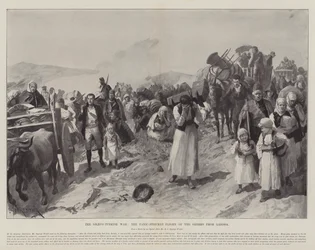 La Guerra Greco-Turca, la Huida Despavorida de los Griegos de Larissa