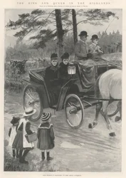 El Rey y la Reina en las Tierras Altas