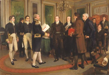 La firma del Tratado de Gante, Nochebuena, 1814, 1914