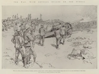 La guerra, con el General Buller en el Tugela