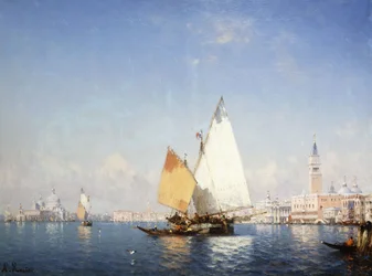Barcos en la laguna