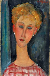 La rubia con pendientes, 1918-1919