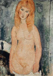 Desnudo de pie, c.1917-18