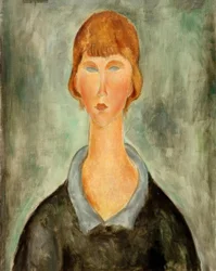 Retrato de una joven mujer