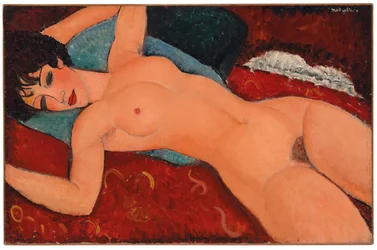 Desnudo reclinado, 1917-18