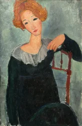 Mujer pelirroja. 1917