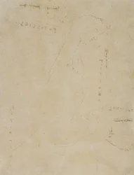 Boceto de Minnie Pinniken en la pastelería