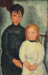 Dos chicas, 1918