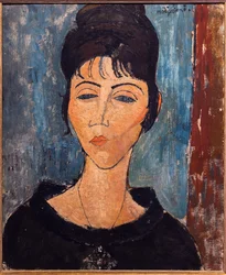 Mujer joven con colgante (retrato de Béatrice Hastings)