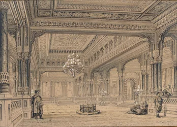 Interior del Palacio Ciragan en Estambul