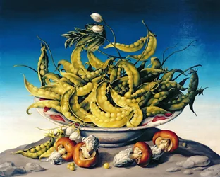 Guisantes en un cuenco
