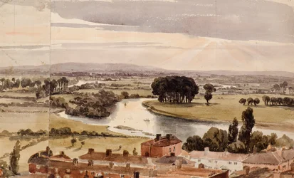Vista panorámica del paisaje, c.1804