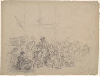 Escena en el muelle