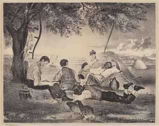 El descanso del granjero