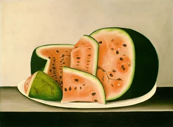 Sandía en un Plato