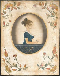 Mujer Sosteniendo una Rosa