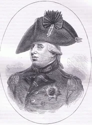Rey Jorge III, ilustración de la Historia de los Estados Unidos de Cassell publicada por Cassell, Petter & Galpin, c.1900 (litografía)