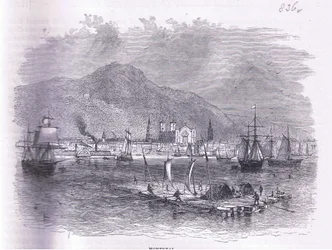 Montreal, ilustración de la Historia de los Estados Unidos de Cassell