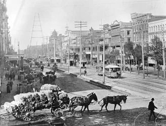 Calle Canal, Nueva Orleans, Luisiana, c.1890