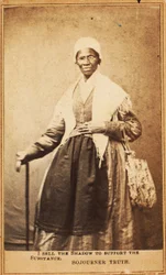 Carte de visite de Sojourner Truth, 1864