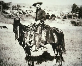 Jefe de sendero vaquero en Montana