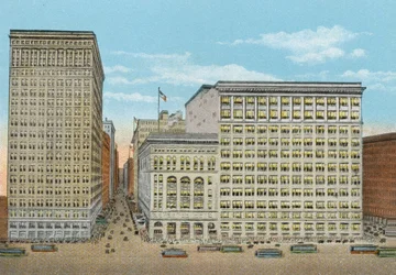 Marshall Field and Company, tiendas minoristas, Wabash y Washington