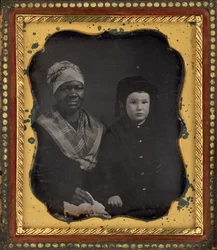 Millie Craig y Frederick H. Healey,c. 1851 (foto)