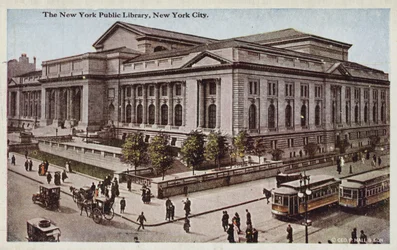 Biblioteca Pública de Nueva York, Nueva York, EE.UU. (foto en color)
