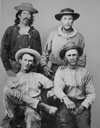 Jinetes del Pony Express, c.1860