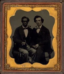 Retrato de dos hombres,c. 1860 (foto)