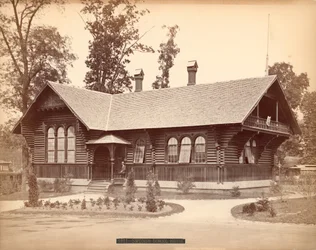 Casa de la Escuela Sueca, Exposición del Centenario, Filadelfia, 1876