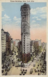 Times Building, Nueva York, EE.UU. (foto en color)