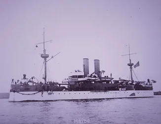 USS Maine, luego hundido en el puerto de La Habana