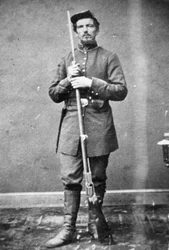 Soldado de la Unión de los tiradores de Berdan