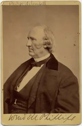 Wendell Phillips (1811-84), abolicionista americano y defensor de los nativos americanos