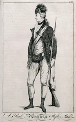 Un verdadero fusilero americano, página 212 de Historia Imparcial de la Guerra