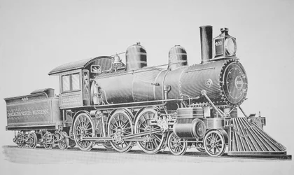 Una locomotora de Schenectady