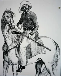 Un Ranger de Texas, c.1845