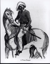 Un Ranger de Texas, ilustración de 
