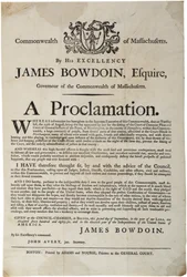 Una proclamación, 2 de septiembre de 1786
