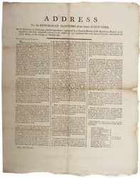 Discurso a los electores republicanos del estado de Nueva York, 6 de abril de 1804