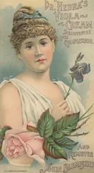 Anuncio de Dr. Hebras Viola Cream, c.1897