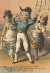 Anuncio de Higgins German Laundry Soap, c.1880