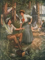 Anuncio de película de celuloide, 1901