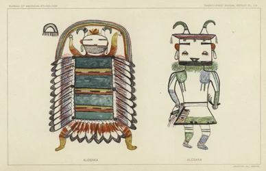 Alosaka (litografía en color)