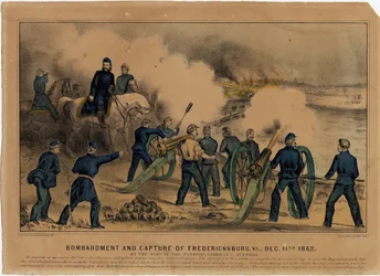 Bombardeo y captura de Fredericksburg, Va. 11 de diciembre de 1862