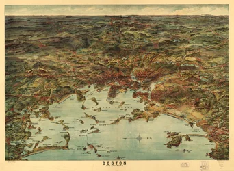 Boston y alrededores, c.1905